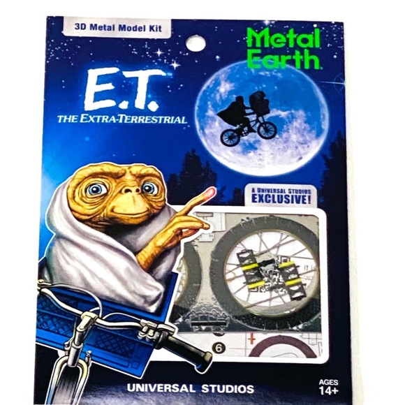 Metal Earth Universal Studios E.T. The Extra-Terrestrial 3D Metal Model Kit - Picture 1 of 1